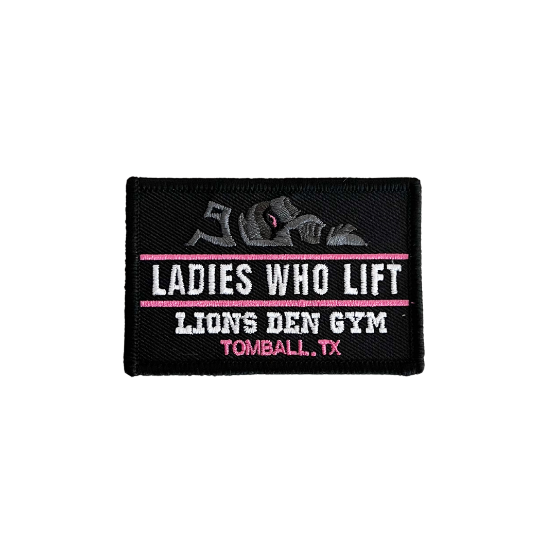 Lions Den Gym Pull Patch : Ladies Who Lift