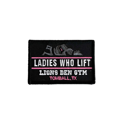 Lions Den Gym Pull Patch : Ladies Who Lift