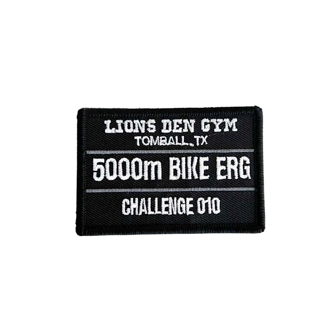 Lions Den Gym Pull Patch : 5000m Bike Erg Challenge 010