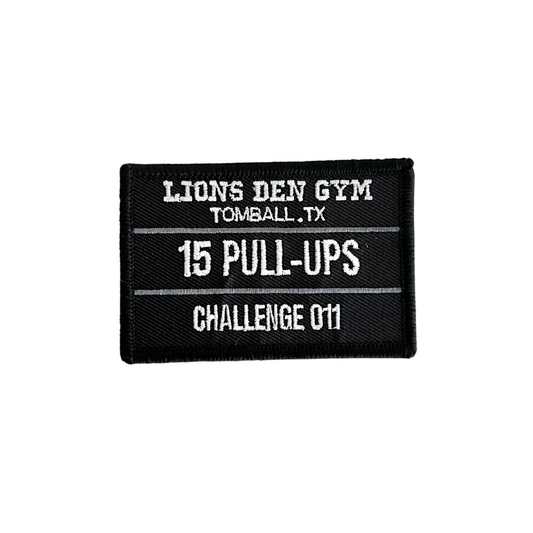 Lions Den Gym Pull Patch : 15 Pull-Ups Challenge 011