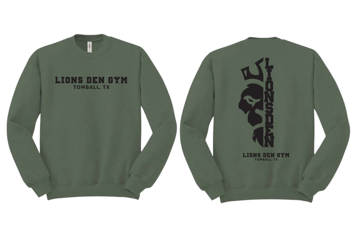 Lions Den Gym Crewneck: 018