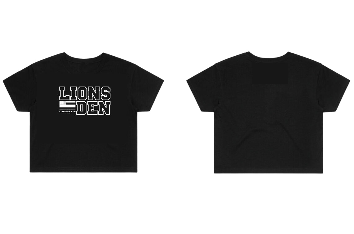 Lions Den Gym Cropped T-Shirt : 013