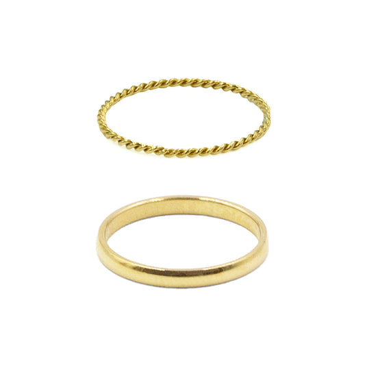 Ginni Collection - Gold Ring Set