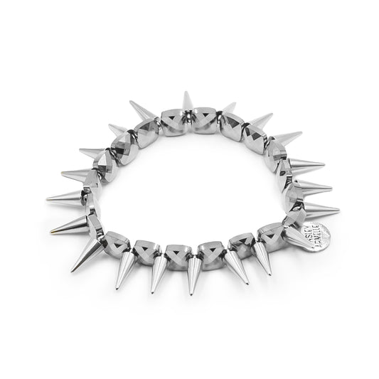 Spike Collection - Silver Ezra Bracelet