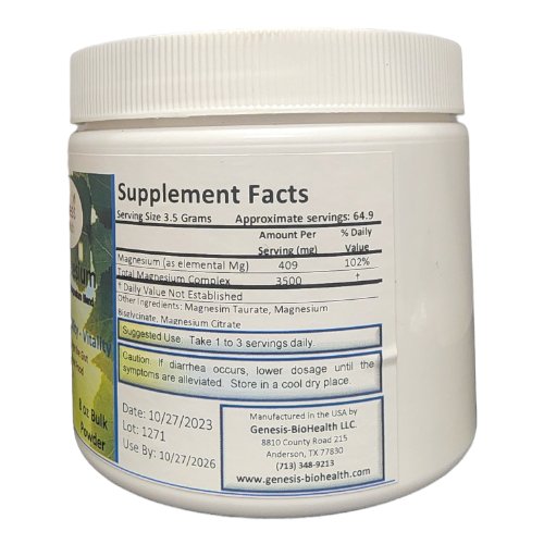 GENESIS BIOHEALTH BULK MAGNESIUM