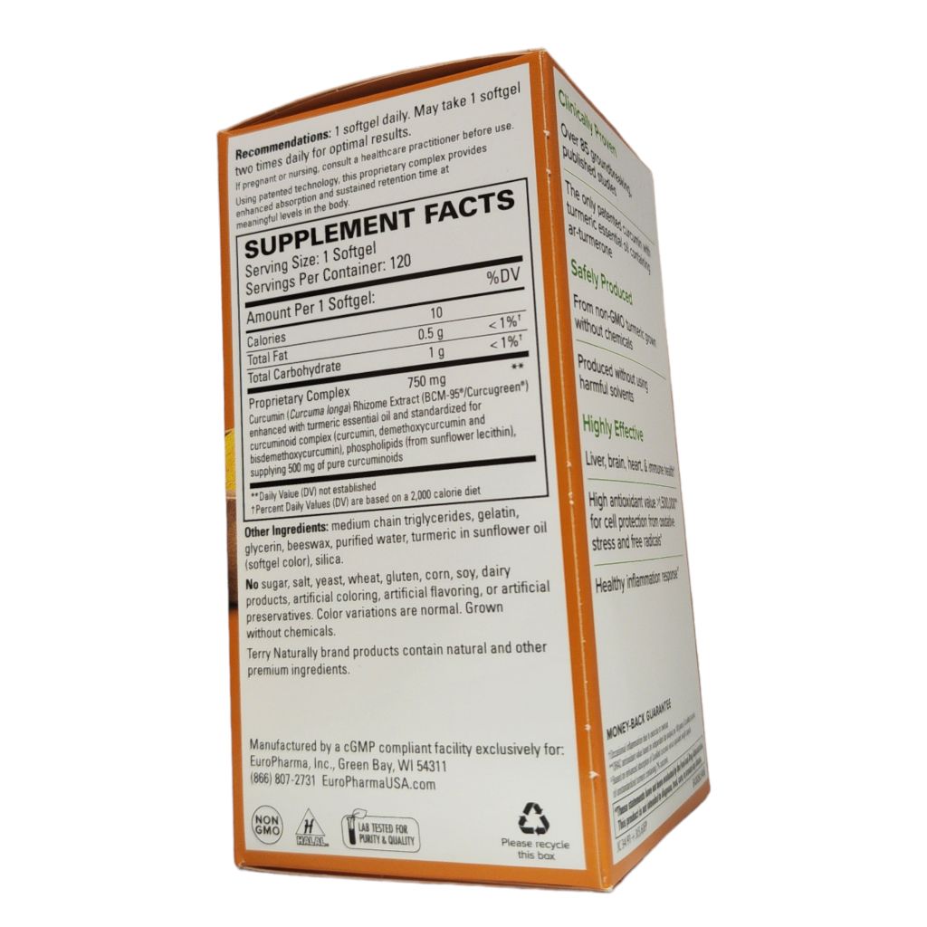 TERRY NATURALLY - CURAMED 750MG - CURCUMIN