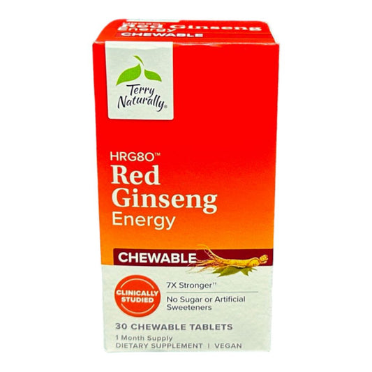 TERRY NATURALLY - HRG80 RED GINSENG ENERGY (CHEWABLE)