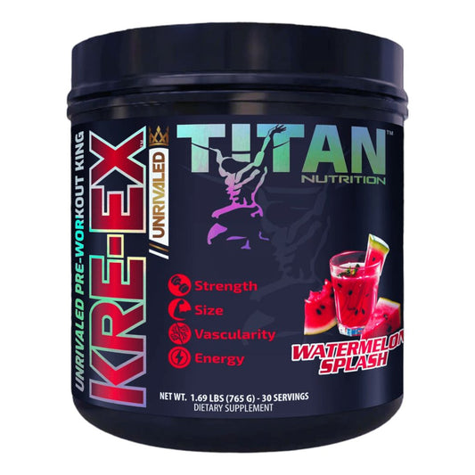 TITAN NUTRITION - KRE/EX - PRE WORKOUT (UNRIVALED)